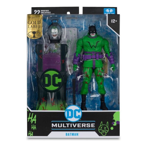 DC Multiverse Action Figure Batman Batman Last Knight on Earth Jokerized Gold Label 18 cm4