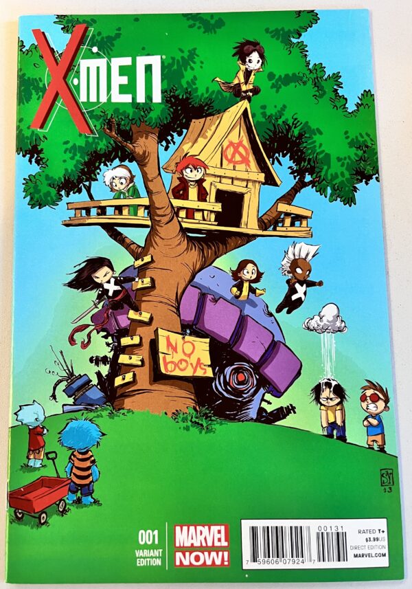 X Men 1 Skottie Young X Babies Variant scaled