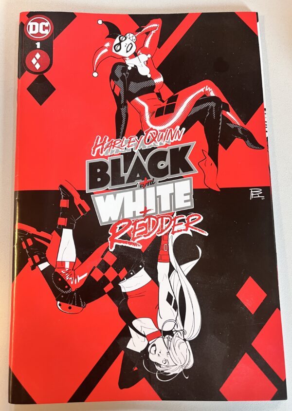 Harley Quinn Black White Redder scaled