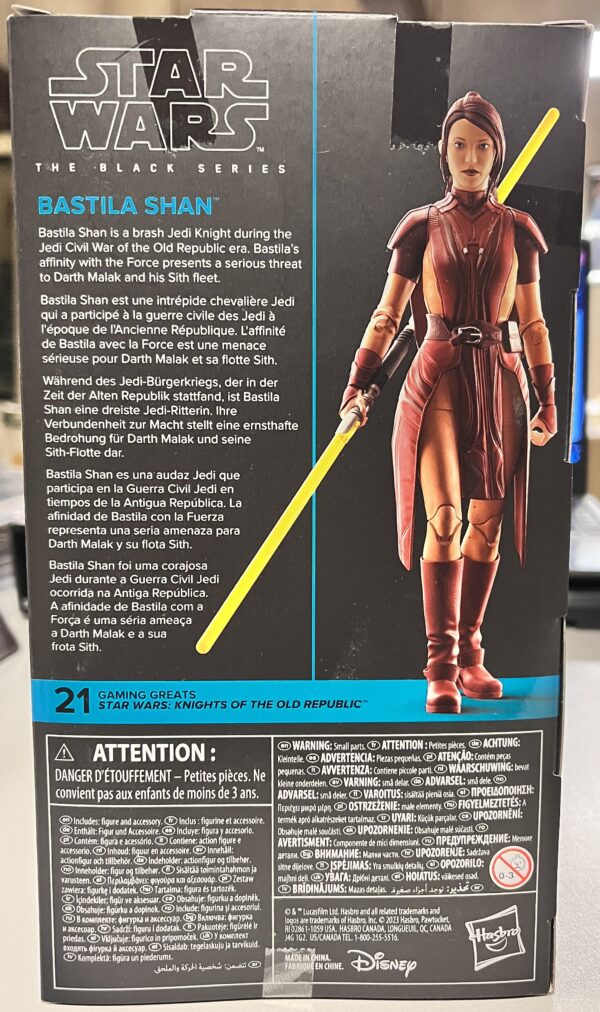 Star Wars the Black Series Kotor Bastilla Shan 2 scaled