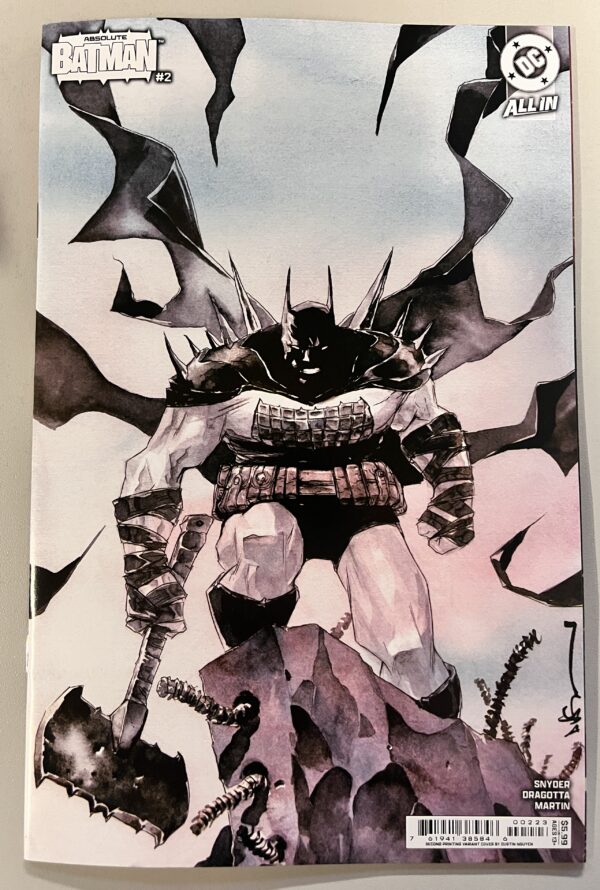 Absolute Batman # 2 Second Print Cover B Card Stock Variant (DC Comics)