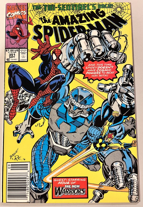 Amazing Spider-man # 351 (Marvel Comics) Newsstand Edition