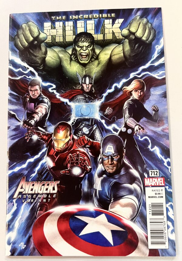 Incredible Hulk # 712 Adi Granov Avengers Assemble Variant (Marvel Comics)