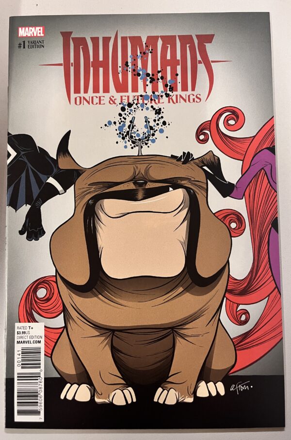 Inhumans Once & Future Kings # 1 Lockjaw variant (Marvel Comics)