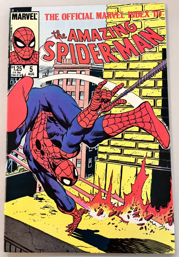 The Official Marvel Index to the Amazing Spider-man # 5 (Marvel Comics)