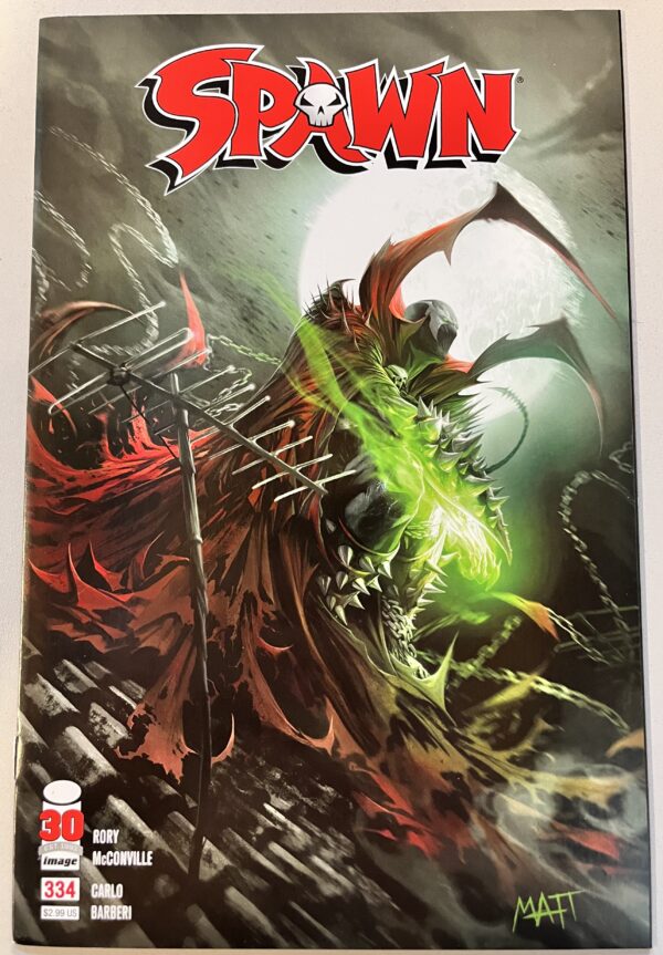 Spawn # 334 Francesco Mattina Cover (Image Comics)