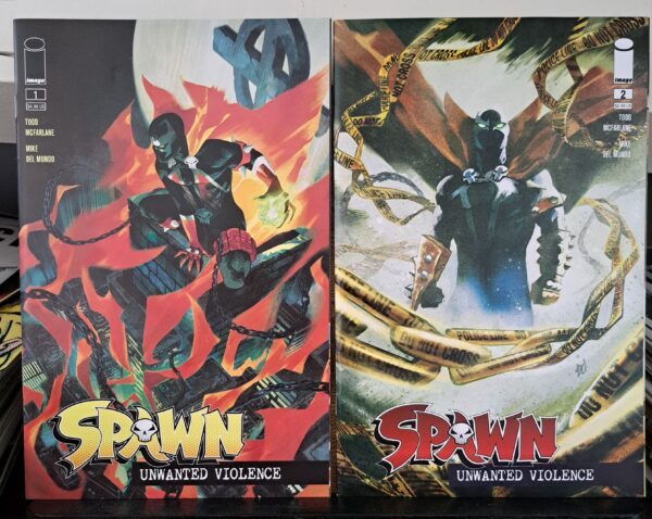 Spawn Unwanted Violence # 1 - 2 Complete set (Image Comics)