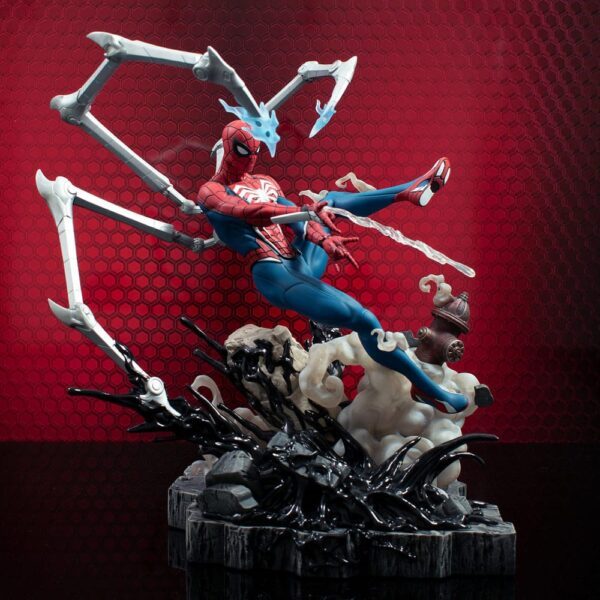 Spider-man Statue: Marvel's Spider-Man 2 Marvel Gallery Deluxe PVC Diorama Spider-Man (Gamerverse) 30 cm - Afbeelding 5