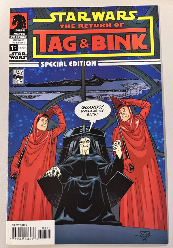 Star Wars Tag & Bink II # 1 & 2 complete set (Dark horse comics)