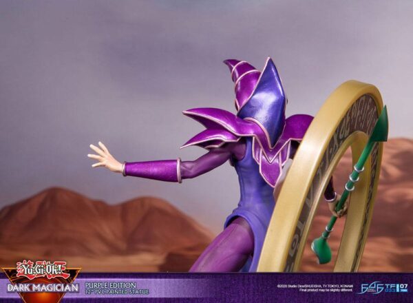 Yu-Gi-Oh! PVC Statue Dark Magician Purple Version 29 cm - Afbeelding 14