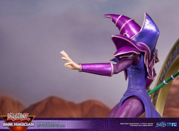 Yu-Gi-Oh! PVC Statue Dark Magician Purple Version 29 cm - Afbeelding 11