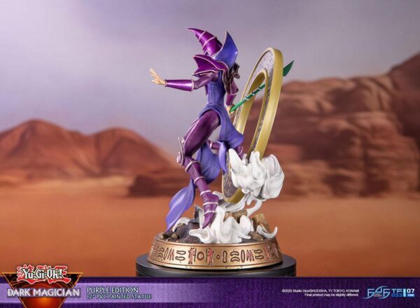 Yu-Gi-Oh! PVC Statue Dark Magician Purple Version 29 cm - Afbeelding 9