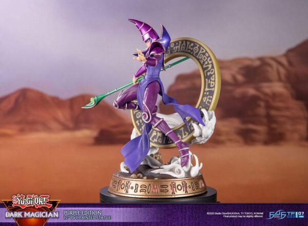 Yu-Gi-Oh! PVC Statue Dark Magician Purple Version 29 cm - Afbeelding 8