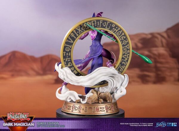 Yu-Gi-Oh! PVC Statue Dark Magician Purple Version 29 cm - Afbeelding 6