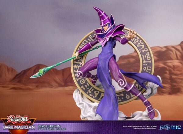 Yu-Gi-Oh! PVC Statue Dark Magician Purple Version 29 cm - Afbeelding 18