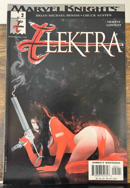 Elektra vol. 2 # 2 Bill Sienkiewicz Variant Cover
