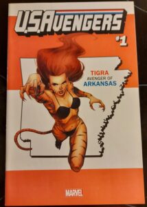 U.S. Avengers # 1 Arkansas State Avenger Tigra Variant - Rod Reis