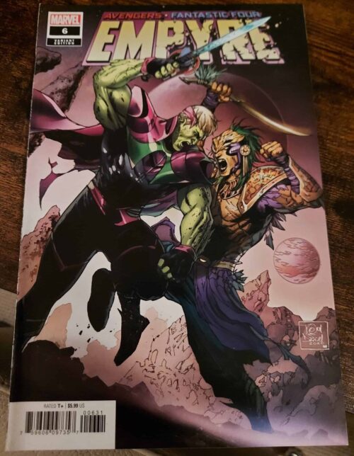 Empyre # 6 Tony Daniel Cover