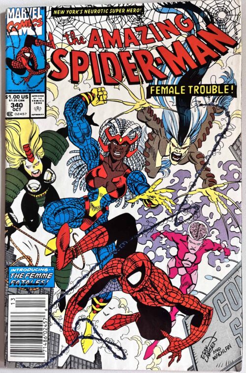 Amazing Spider-man # 340 Newsstand Edition