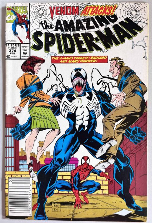Amazing Spider-man # 374 Newsstand Edition