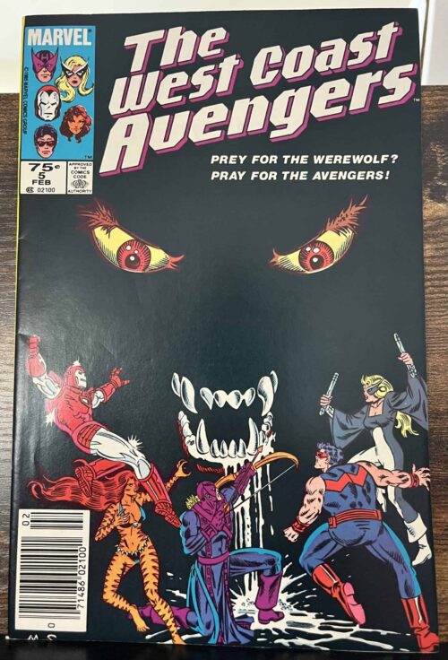 West Coast Avengers # 5 Mark Jewelers Edition