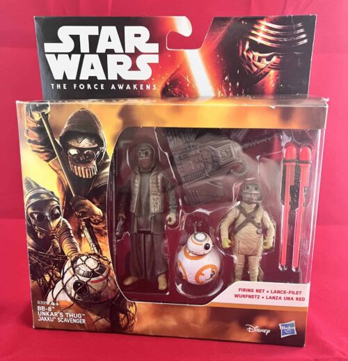 Star Wars The Force Awakens BB8 & Unkar's Thug & Jakku Scavenger in doos.