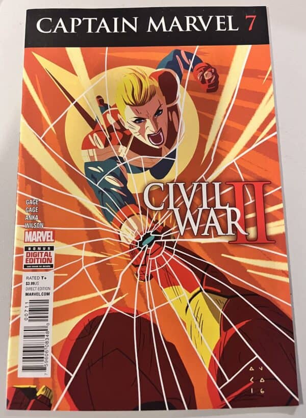 Captain Marvel vol. 10 # 7 (Marvel Comics) Civil War II
