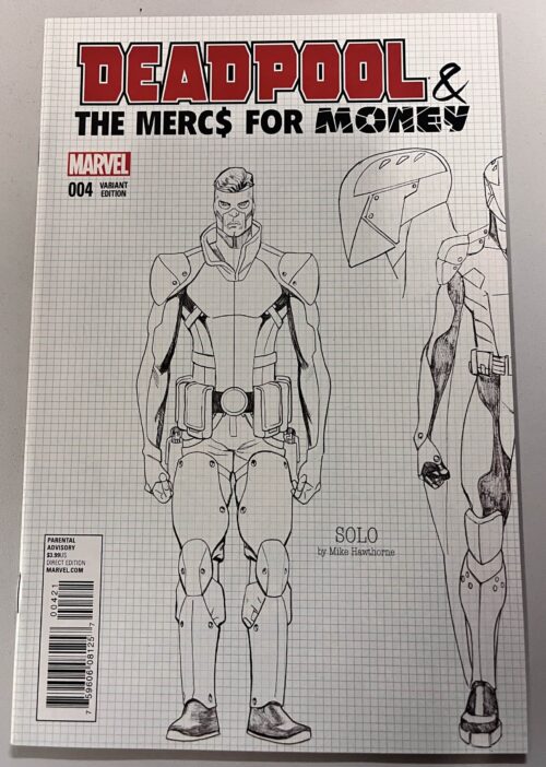 Deadpool & the Mercs for Money # 4 Design variant 1:20 (Marvel Comics)
