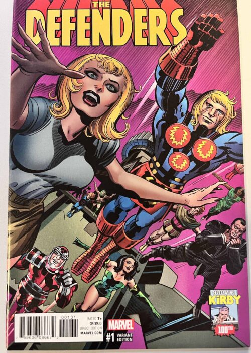Defenders vol. 4 # 1 (Marvel Comics) Jack Kirby 100th Anniversary variant