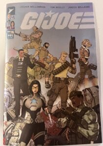 GI Joe # 1 Cover P Tom Reilly Foil variant (Image Comics)