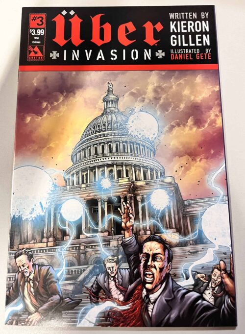 Uber Invasion # 3 Daniel Gete Warcrimes Cover