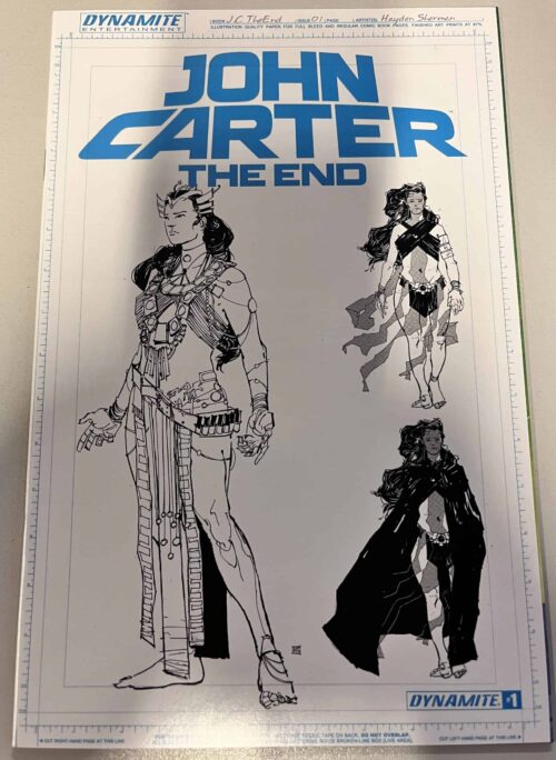 John Carter: The End # 1 Cover F Artboard Incentive