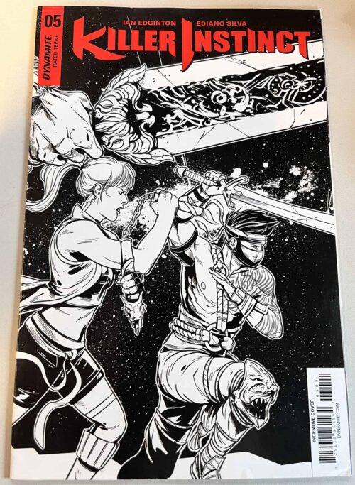 Killer Instinct # 5 Cover D 1:10 B&W Incentive Cover