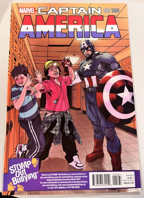 Captain America vol. 7 # 25 Incentive Ratio Variant 1:15 (Marvel Comics)