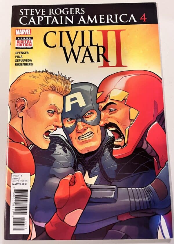 Captain America: Steve Rogers # 4 (Marvel Comics) Civil War II