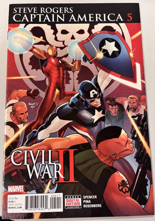 Captain America: Steve Rogers # 5 (Marvel Comics) Civil War II