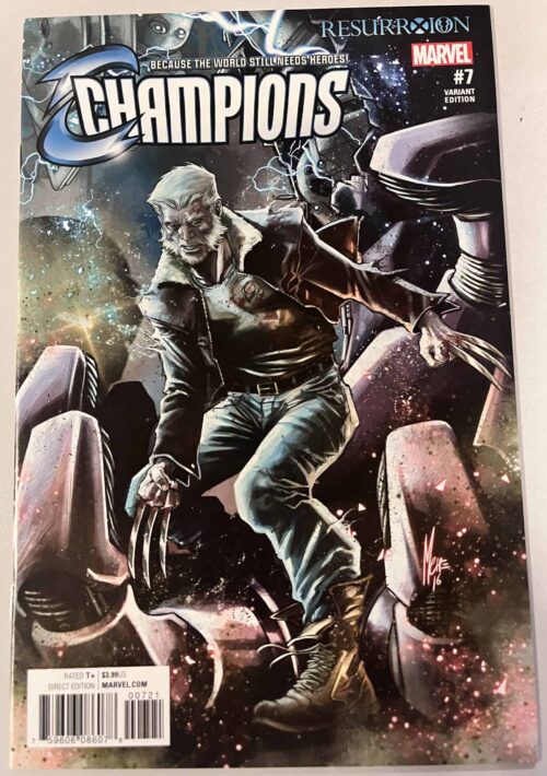 The Champions vol. 2 # 7 Incentive Marco Checchetto Resurrxion Variant (Marvel Comics)