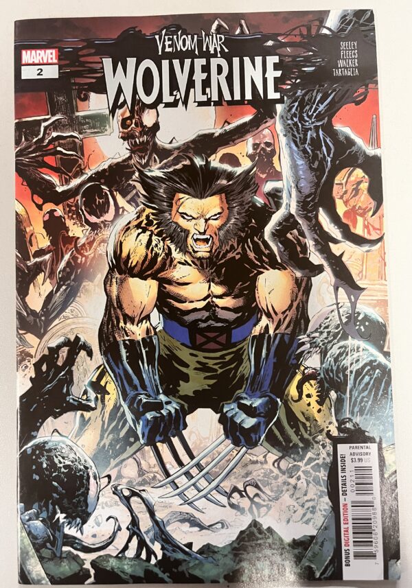 Venom War Wolverine # 2 (Marvel Comics)