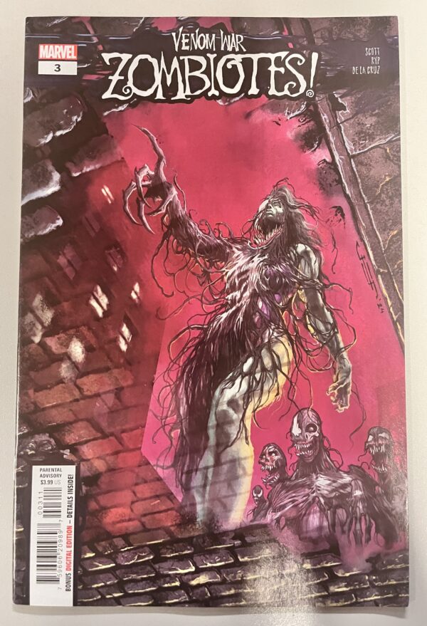 Venom War Zombiotes # 3 (Marvel Comics)