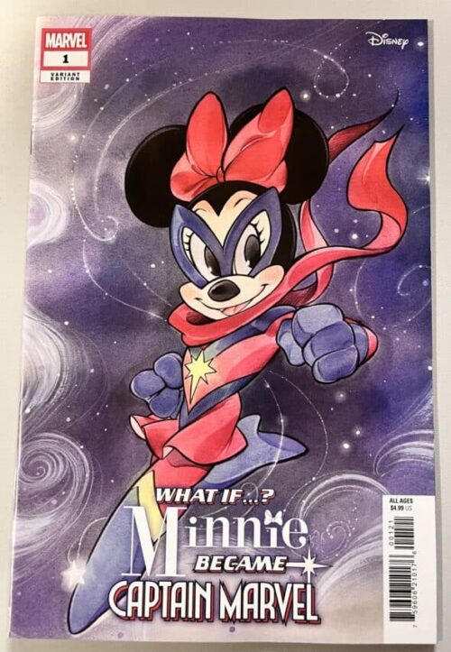 What if Minnie became Captain Marvel #1 Peach Momoko variant (Marvel Comics)