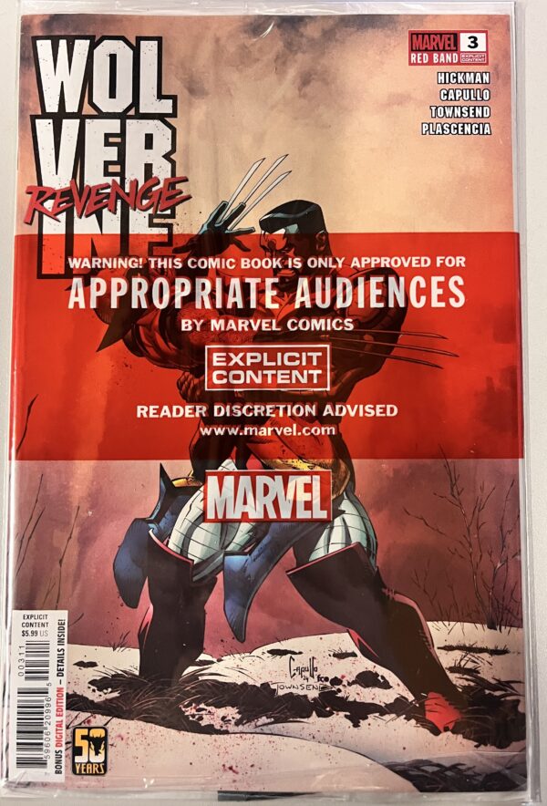 Wolverine Revenge Red Band # 3 (Marvel Comics)