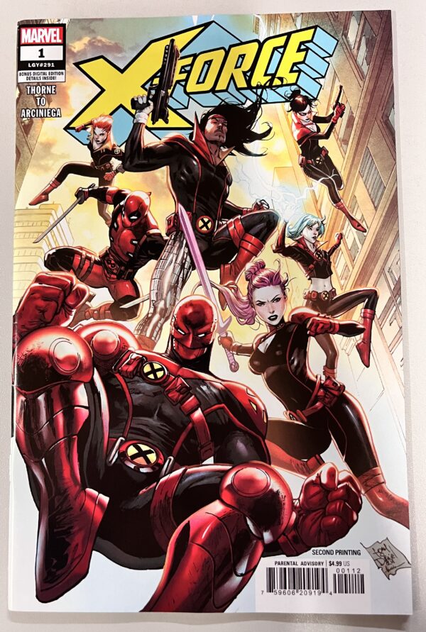 X-Force # 1 (2024) (Marvel Comics) second printing variant