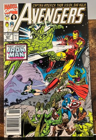 Avengers #327 Newsstand Edition (Marvel Comics)