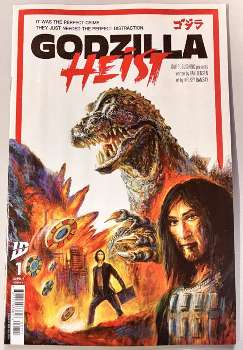 Godzilla Heist #1 Cover A (IDW Publishing)