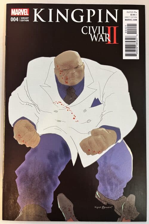 Civil War II Kingpin #4 variant cover (Marvel Comics)