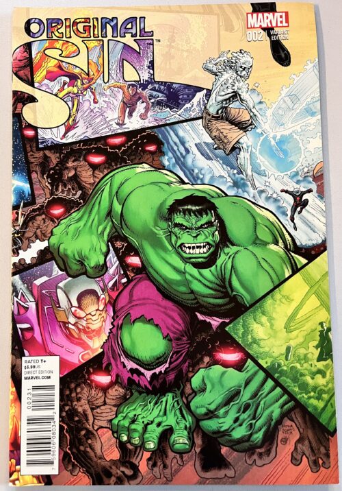 Original Sin # 2 Arthur Adams Interlocking Battle Variant (Marvel Comics)