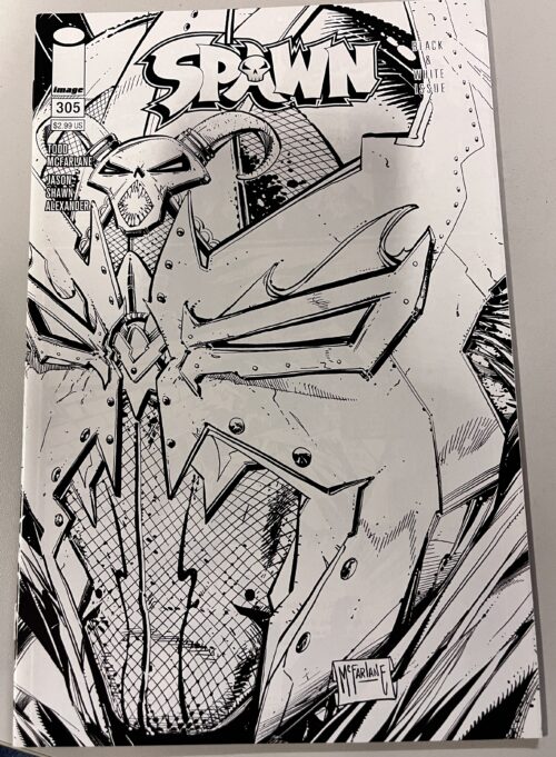 Spawn #305 Cover C Black & White variant (Image Comics)