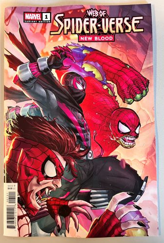 Web of Spider-verse New Blood #1 Ario Anindito Connecting Variant (Marvel Comics)