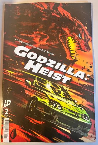 Godzilla Heist #2 Cover B Tunica Movie Poster Variant (Dark Horse Comics)