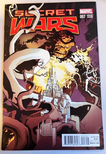 Secret Wars #7 Tomm Coker Incentive Variant (Marvel Comics)